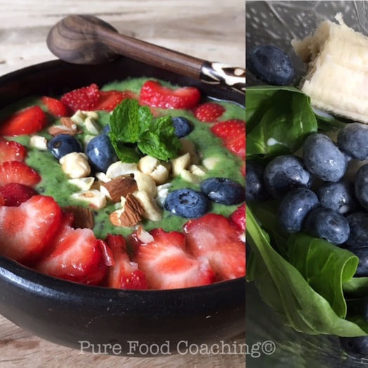 smoothie in a bowl